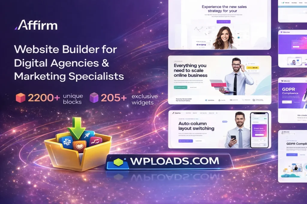 Affirm WordPress Theme tema para agencias de marketing digital moderno