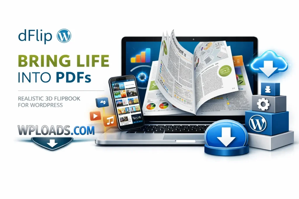 DearFlip Premium plugin flipbook 3D para WordPress que convierte PDF en libros digitales interactivos