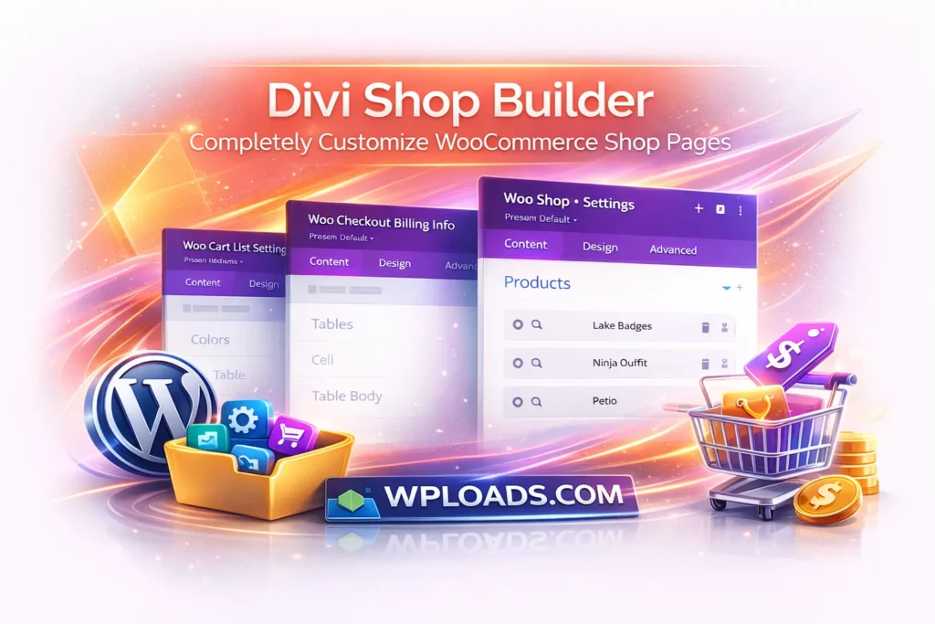 Divi Shop Builder For WooCommerce plugin para personalizar tienda online con Div