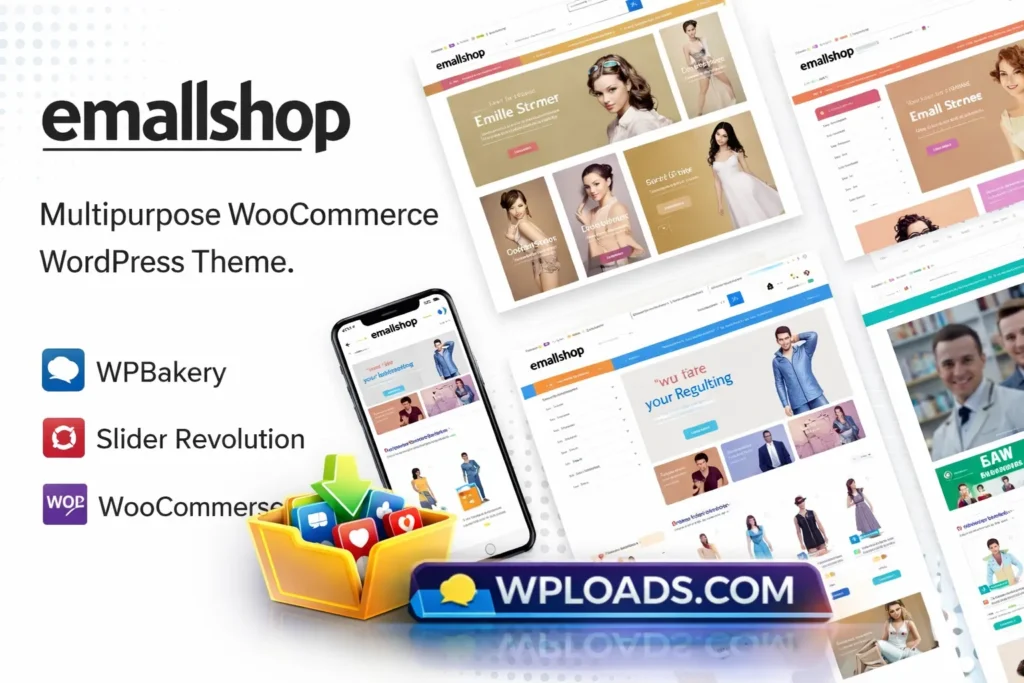 EmallShop WordPress Theme tienda online WooCommerce ecommerce moderno