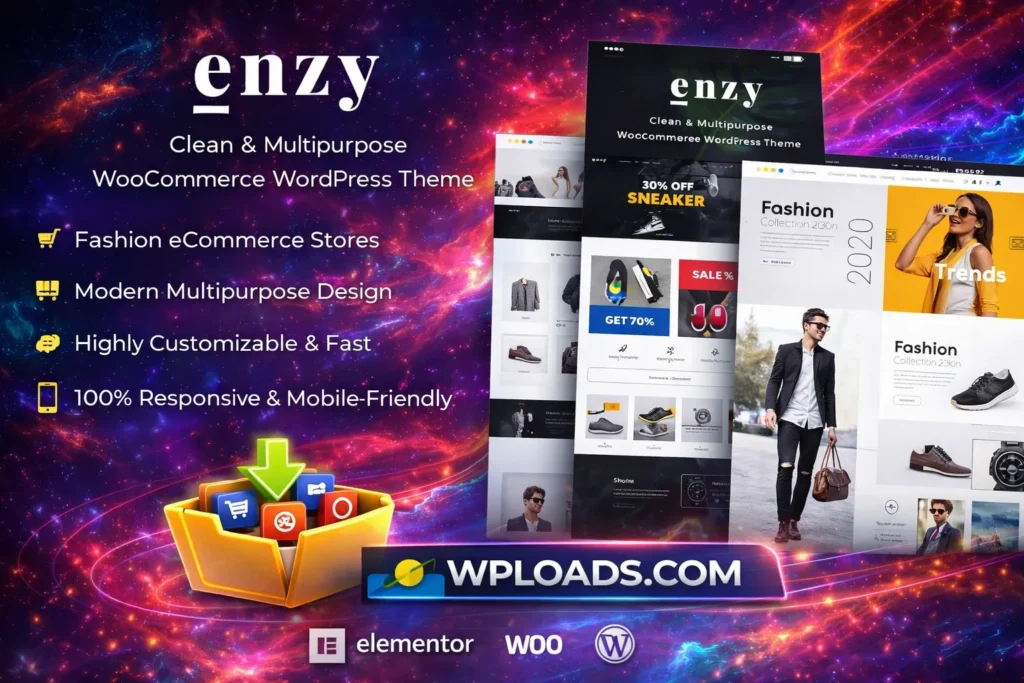 Enzy WordPress Theme tema moderno creativo para agencias y freelancers