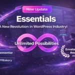 Essentials WordPress Theme multipurpose para crear sitios web con Elementor y WooCommerce