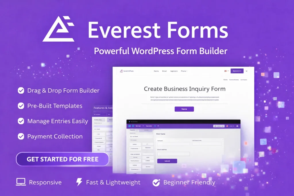 Everest Forms Pro plugin WordPress para crear formularios avanzados