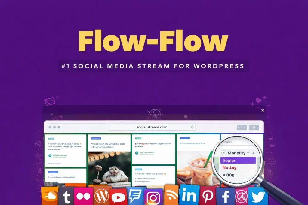Flow Flow plugin social media feed WordPress social wall redes sociales