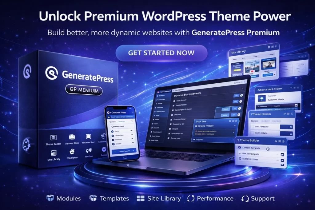 GeneratePress Premium vale la pena en 2026 tema WordPress rápido