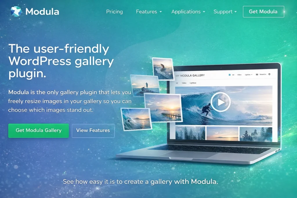 Modula Pro plugin galeria WordPress grid imagenes portfolio responsive