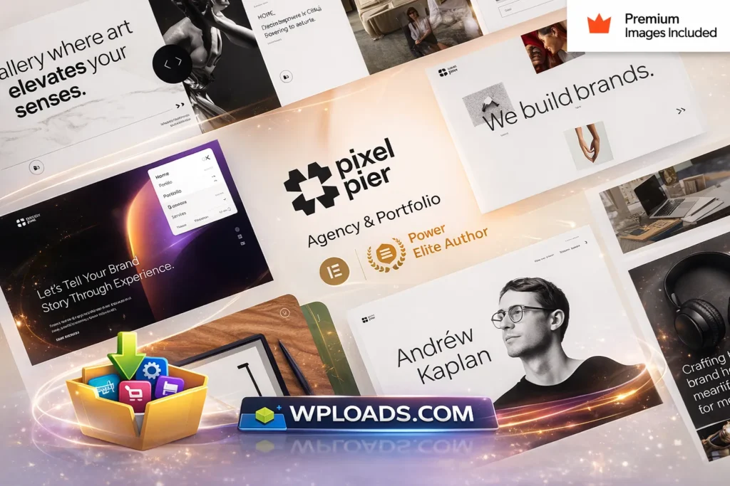 Pixelpiernyc WordPress Theme portafolio freelancer creativo diseño moderno