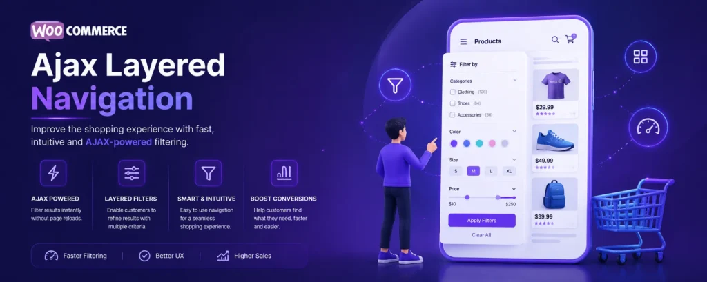 Ajax Enabled Enhanced Layered Navigation WooCommerce filtros AJAX