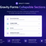 Gravity Forms Collapsible Sections plugin WordPress